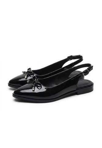 Baleta Para Mujer T801-Z490 NEGRO CHAROL ZAVATTY Zavatty