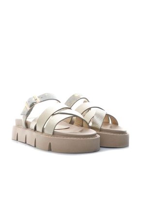 Plataforma Baja Para Mujer C603-Z364 CHAMPAÑA ZAVATTY