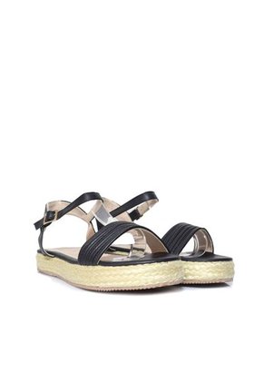 Sandalia Plana Para Mujer M96-Z471 NEGRO ZAVATTY