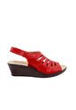 Sandalia Tacon Corrido Para Mujer RO5032 ROJO ZAVATTY de Zavatty
