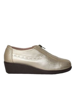 Mocasin Para Mujer H-ANDREA ORO CUERO ZAVATTY