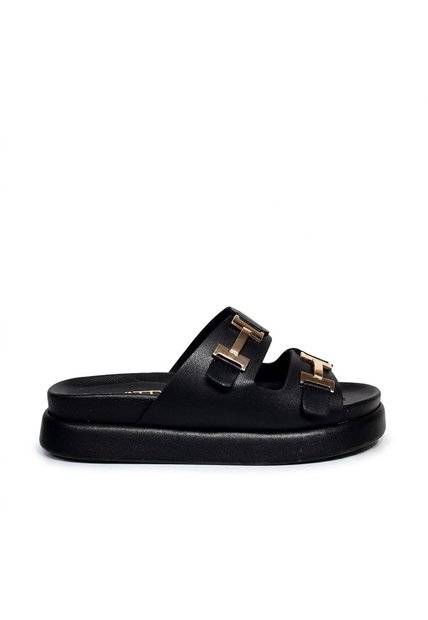 Sandalia Plana Para Mujer 01-Z43 NEGRO ZAVATTY
