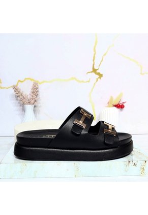 Sandalia Plana Para Mujer 01-Z43 NEGRO ZAVATTY