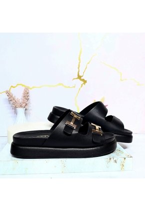 Sandalia Plana Para Mujer 01-Z43 NEGRO ZAVATTY