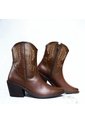 Bota Texana Corta Para Mujer 2581-Z22 CAFE ZAVATTY de Zavatty
