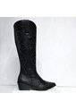 Bota Texana Larga Para Mujer 1836-Z691 NEGRO ZAVATTY de Zavatty