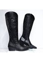 Bota Texana Larga Para Mujer 1836-Z691 NEGRO ZAVATTY de Zavatty