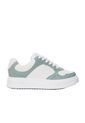 Tenis Para Mujer PRADA-Z275 VERDE BEIGE ZAVATTY de Zavatty