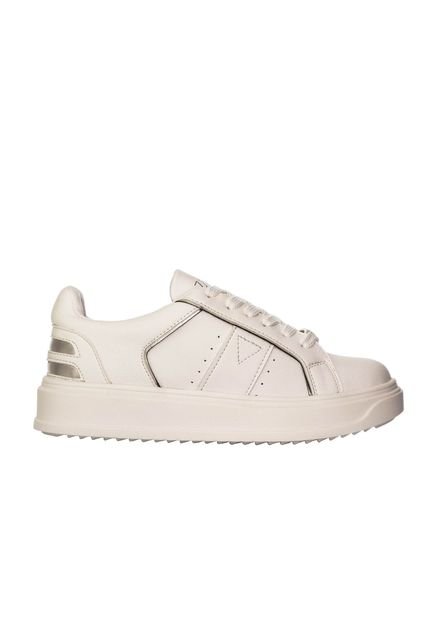 Tenis Para Mujer 2310-Z430 TALCO PLATA METALIZADO ZAVATTY