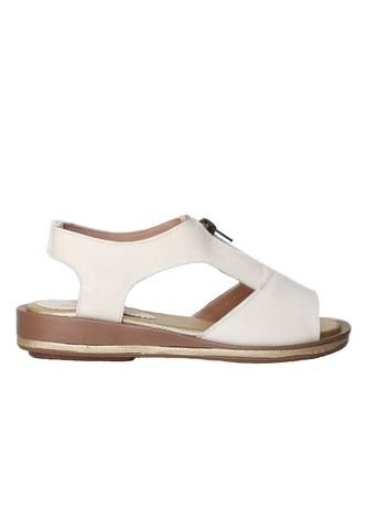 Sandalia Plana Para Mujer H-NOHEMY TALCO CUERO ZAVATTY Zavatty