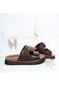 Sandalia Plana Para Mujer 02-Z43 CAFE ZAVATTY de Zavatty