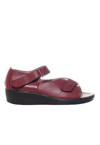 Romulo Sandalia Para Mujer H-HEIDY ROJO CUERO ZAVATTY Zavatty