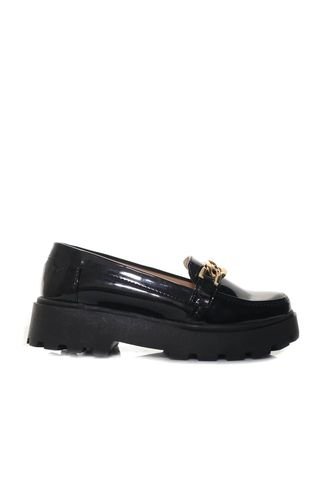 Mocasin Para Mujer 266-Z284 NEGRO CHAROL ZAVATTY Zavatty