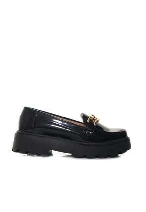 Mocasin Para Mujer 266-Z284 NEGRO CHAROL ZAVATTY