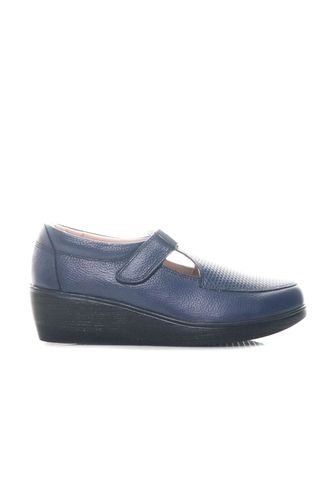 Mocasin Para Mujer H-ISABEL AZUL CUERO ZAVATTY Zavatty