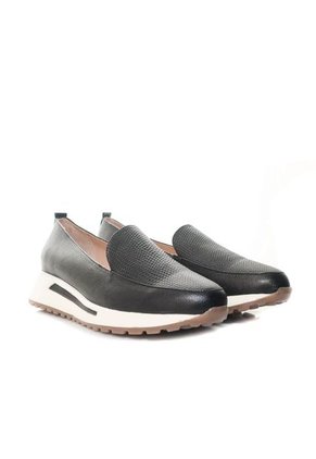 Mocasin Para Mujer H-GINA NEGRO CUERO ZAVATTY