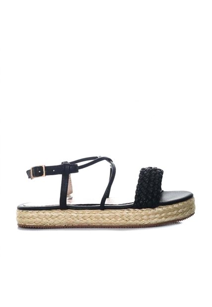 Sandalia Plana Para Mujer M126-Z471 NEGRO ZAVATTY