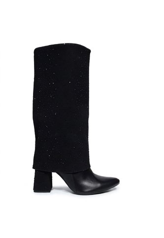 Bota Para Mujer 1559-Z279 NEGRO BRILLANTE ZAVATTY Zavatty