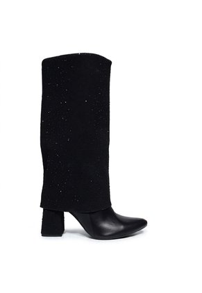 Bota Para Mujer 1559-Z279 NEGRO BRILLANTE ZAVATTY