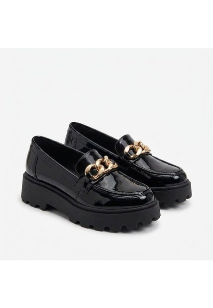 Mocasin Para Mujer 266-Z284 NEGRO CHAROL ZAVATTY