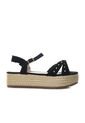 Plataforma Baja Para Mujer L136-Z471 NEGRO NOBUCK ZAVATTY de Zavatty