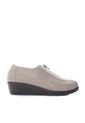 Mocasin Para Mujer H-ANDREA TAUPE CUERO ZAVATTY de Zavatty