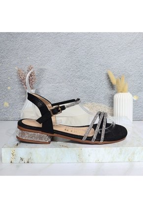 Sandalia Plana Para Mujer 2754-Z527 NEGRO ZAVATTY