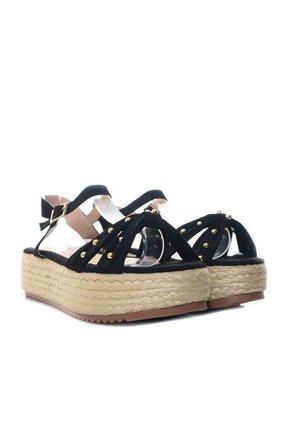 Plataforma Baja Para Mujer L136-Z471 NEGRO NOBUCK ZAVATTY