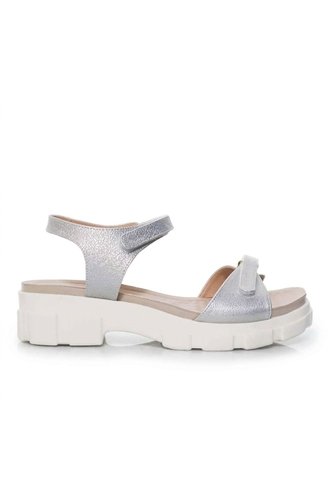 Sandalia Plana Para Mujer 7032-Z83 PLATA ZAVATTY Zavatty
