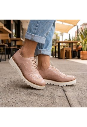 Bolichero Para Mujer 224-Z284 NUDE ZAVATTY