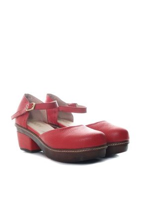 Sandalia Para Mujer H-AMELIA ROJO CUERO ZAVATTY