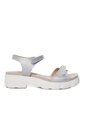 Sandalia Plana Para Mujer 7032-Z83 PLATA ZAVATTY de Zavatty
