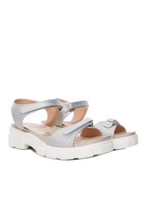 Sandalia Plana Para Mujer 7032-Z83 PLATA ZAVATTY