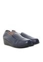 Mocasin Para Mujer H-JANA AZUL CUERO ZAVATTY de Zavatty