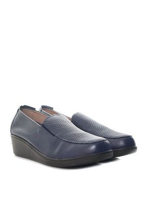 Mocasin Para Mujer H-JANA AZUL CUERO ZAVATTY