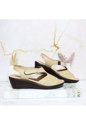 Romulo Sandalia Para Mujer RO5591 BEIGE ZAVATTY