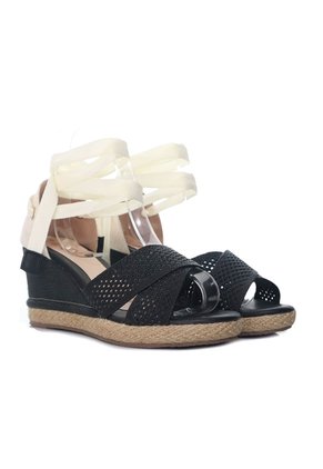 Plataforma Alta Para Mujer E1124-Z84 NEGRO ZAVATTY