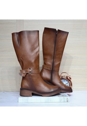 Bota Para Mujer 450-Z578 CANELA CUERO ZAVATTY