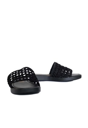 Sandalia Plana Para Mujer S604-Z438 NEGRO ZAVATTY