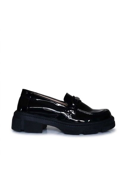 Mocasin Para Mujer 472-Z284 NEGRO CHAROL ZAVATTY