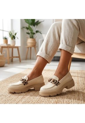 Mocasin Para Mujer 472-Z284 NEGRO TIPO CUERO ZAVATTY