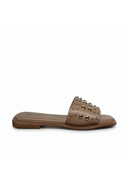 Sandalia Plana Para Mujer 1003-Z148 AVELLANA ZAVATTY