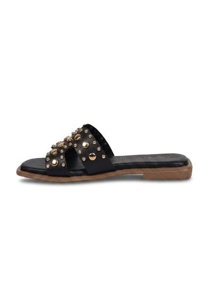 Sandalia Plana Para Mujer 1002-Z148 NEGRO ZAVATTY