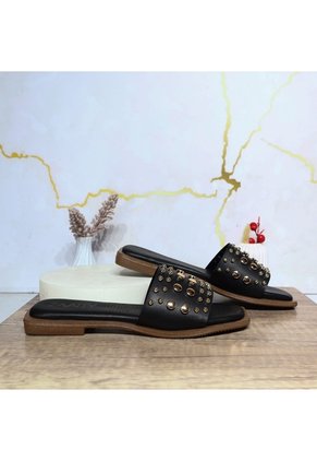 Sandalia Plana Para Mujer 1003-Z148 NEGRO ZAVATTY