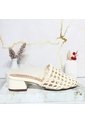 Sandalia Tacon Para Mujer 152-Z523 BEIGE ZAVATTY de Zavatty