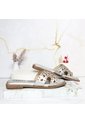 Sandalia Plana Para Mujer 1002-Z148 PLATA ZAVATTY de Zavatty