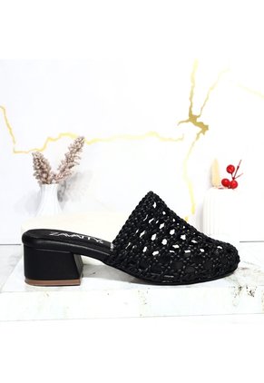 Sandalia Tacon Para Mujer 152-Z523 NEGRO ZAVATTY