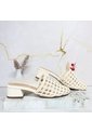 Sandalia Tacon Para Mujer 152-Z523 BEIGE ZAVATTY de Zavatty