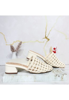 Sandalia Tacon Para Mujer 152-Z523 BEIGE ZAVATTY