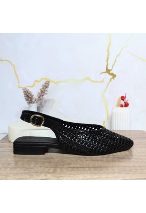 Baleta Para Mujer 3159-Z720 NEGRO TEJIDO ZAVATTY